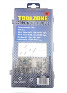 220pc Nuts and Bolts Set (M5 & M6) KDPHW020